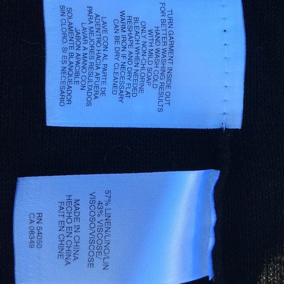 VTG 1990’s Blk Silk Knit Gold Embellished Twinset S - Picture 7 of 8